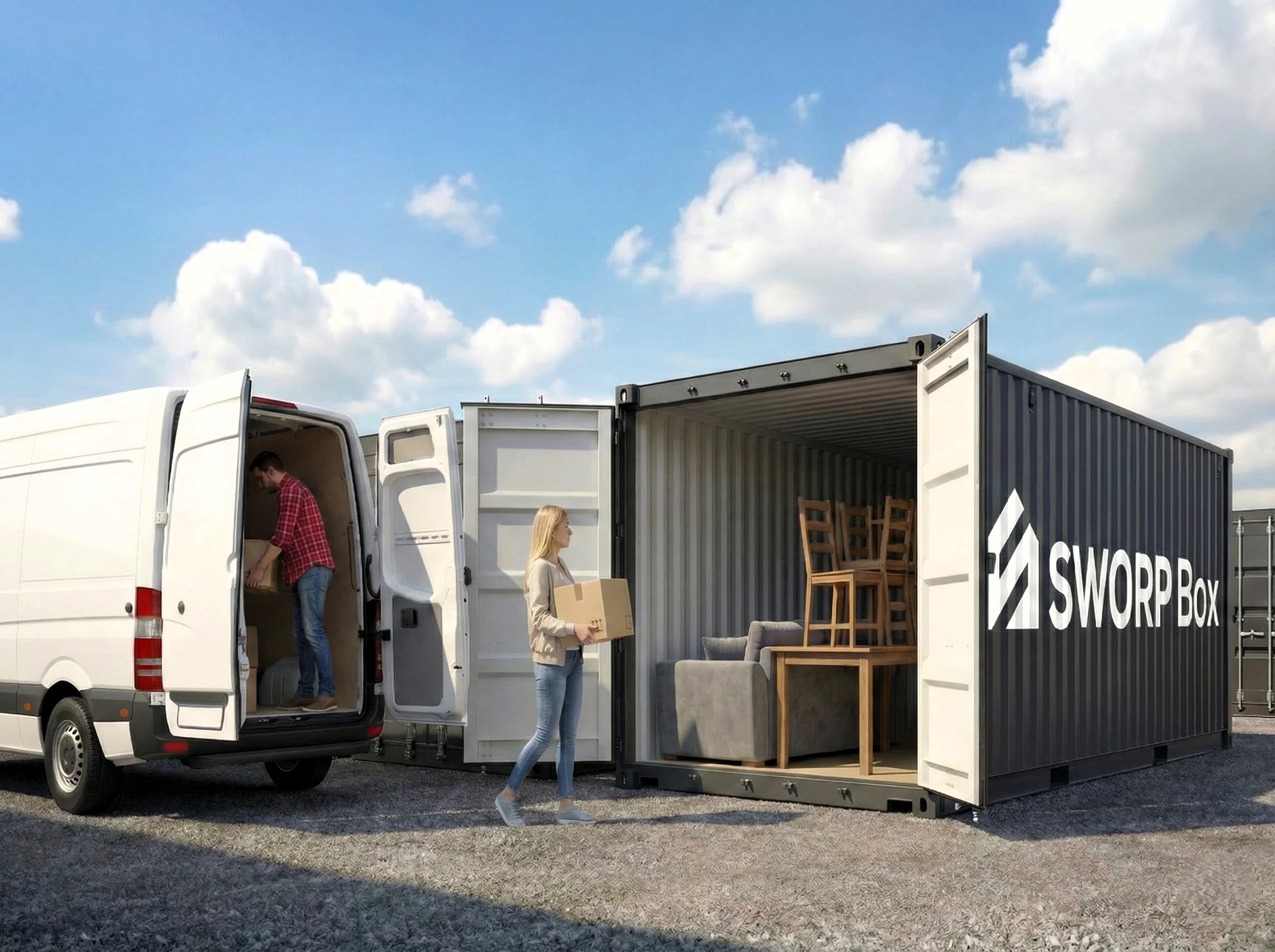 Skladové boxy SWORP BOX v Praze